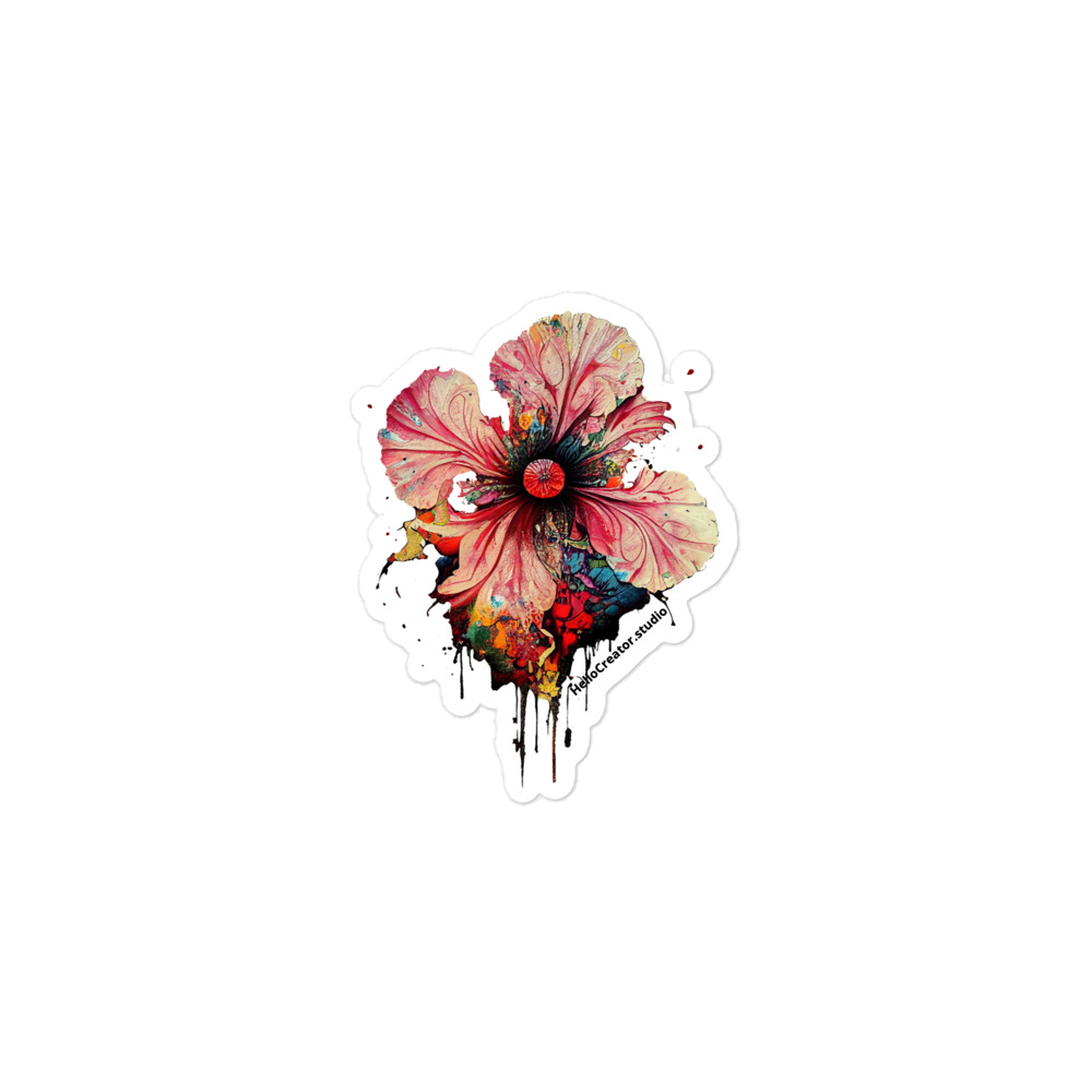 kiss-cut-stickers-3x3-default-63487c552321d.jpg Transform your belongings into works of art with our 'Acrylic Hibiscus' vinyl sticker. This stunning design features a vibrant acrylic painting of a hibiscus flower, with colors ranging from soft peach to deep red. The intricate details of the painting are captured beautifully in this high-quality vinyl sticker, making it perfect for personalizing your laptop, water bottle, or any other surface. It's a great way to add a pop of color and natural beauty to your daily life. Give your belongings a unique touch with our 'Acrylic Hibiscus' vinyl sticker. - 3"x3" vinyl sticker