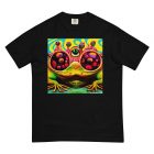 mens garment dyed heavyweight t shirt black front 63732f5011863