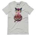 Nicotine Bubblegum | Unisex t-shirt 8 unisex staple t shirt athletic heather front 63750e1e27890