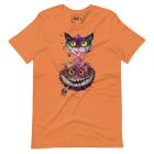 Nicotine Bubblegum | Unisex t-shirt 4 unisex staple t shirt burnt orange front 63750e1e1795e