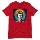 David Robert Jones | 0002 | Unisex t-shirt 1 unisex staple t shirt red front 63733100b979b