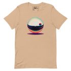 Spherification | Unisex t-shirt 5 unisex staple t shirt tan front 637468d0b5773