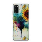 Sunflower Blotter Paper | Samsung Case 8 samsung case samsung galaxy s20 case on phone 6393bd112d859
