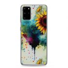 Sunflower Blotter Paper | Samsung Case 11 samsung case samsung galaxy s20 plus case on phone 6393bd112d9c8