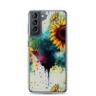 Sunflower Blotter Paper | Samsung Case 15 samsung case samsung galaxy s21 case on phone 6393bd112db2b