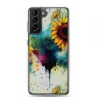 Sunflower Blotter Paper | Samsung Case 17 samsung case samsung galaxy s21 plus case on phone 6393bd112dbee