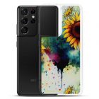 Sunflower Blotter Paper | Samsung Case 18 samsung case samsung galaxy s21 ultra case with phone 6393bd112dcf6