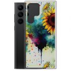 Sunflower Blotter Paper | Samsung Case 24 samsung case samsung galaxy s22 ultra case with phone 6393bd112e005