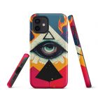 They are Watching You | 0004 | Tough iPhone case 12 tough iphone case glossy iphone 12 front 639229da23b80