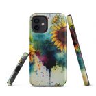 Sunflower Blotter Paper | Tough iPhone case 12 tough iphone case glossy iphone 12 front 63922cb4e7302