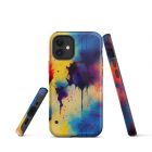 Denatured Water Colors | Tough iPhone case 10 tough iphone case glossy iphone 12 mini front 6392303a7e54d