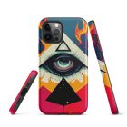 They are Watching You | 0004 | Tough iPhone case 14 tough iphone case glossy iphone 12 pro front 639229da23d2b