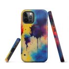 Denatured Water Colors | Tough iPhone case 14 tough iphone case glossy iphone 12 pro front 6392303a7e852