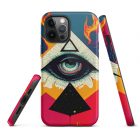 They are Watching You | 0004 | Tough iPhone case 16 tough iphone case glossy iphone 12 pro max front 639229da23eca