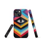 They are Watching You | 0002 | Tough iPhone case 17 tough iphone case glossy iphone 13 mini front 63922a86e0586