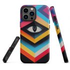 They are Watching You | 0002 | Tough iPhone case 23 tough iphone case glossy iphone 13 pro max front 63922a86e0830