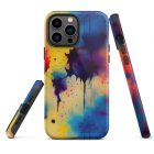 Denatured Water Colors | Tough iPhone case 23 tough iphone case glossy iphone 13 pro max front 6392303a7efcd