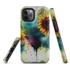Sunflower Blotter Paper | Tough iPhone case 6 tough iphone case matte iphone 11 pro front 63922cb4e6dd9