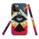 They are Watching You | 0004 | Tough iPhone case 15 tough iphone case matte iphone 12 pro max front 639229da23e03
