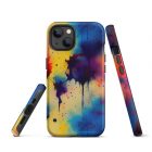 Denatured Water Colors | Tough iPhone case 19 tough iphone case matte iphone 13 front 6392303a7ec09