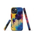 Denatured Water Colors | Tough iPhone case 18 tough iphone case matte iphone 13 mini front 6392303a7eb4c