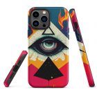They are Watching You | 0004 | Tough iPhone case 24 tough iphone case matte iphone 13 pro max front 639229da2456d