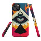 They are Watching You | 0004 | Tough iPhone case 28 tough iphone case matte iphone 14 plus front 639229da248af