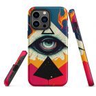 They are Watching You | 0004 | Tough iPhone case 2 tough iphone case matte iphone 14 pro max front 639229da24b27