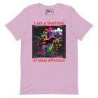 I am a Machine of Mass Affection | 0001 | Unisex t-shirt 4 unisex staple t shirt heather prism lilac front 638fb4ad1d14f