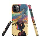 What are you thinking about? | Tough iPhone case 5 tough iphone case glossy iphone 11 pro front 63bb6f269026e