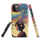 What are you thinking about? | Tough iPhone case 7 tough iphone case glossy iphone 11 pro max front 63bb6f2690380