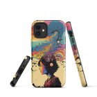 What are you thinking about? | Tough iPhone case 10 tough iphone case glossy iphone 12 mini front 63bb6f2690524