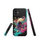 I feel a little weird | Tough iPhone case 9 tough iphone case glossy iphone 12 mini front 63be494f0a4cc