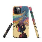 What are you thinking about? | Tough iPhone case 14 tough iphone case glossy iphone 12 pro front 63bb6f2690726