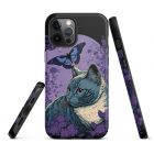 Lavender Kitten | Tough iPhone case 16 tough iphone case glossy iphone 12 pro max front 63bb6b073d4e8
