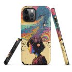 What are you thinking about? | Tough iPhone case 16 tough iphone case glossy iphone 12 pro max front 63bb6f2690889