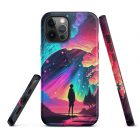 Vague Reflections | Tough iPhone case 16 tough iphone case glossy iphone 12 pro max front 63bb6fb416fc2