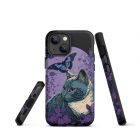 Lavender Kitten | Tough iPhone case 17 tough iphone case glossy iphone 13 mini front 63bb6b073d55d