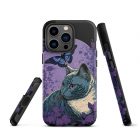 Lavender Kitten | Tough iPhone case 22 tough iphone case glossy iphone 13 pro front 63bb6b073d8e6
