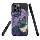 Lavender Kitten | Tough iPhone case 23 tough iphone case glossy iphone 13 pro max front 63bb6b073d9b0