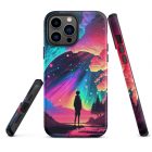 Vague Reflections | Tough iPhone case 23 tough iphone case glossy iphone 13 pro max front 63bb6fb417225