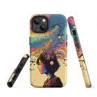 What are you thinking about? | Tough iPhone case 25 tough iphone case glossy iphone 14 front 63bb6f2690d26