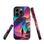 Vague Reflections | Tough iPhone case 29 tough iphone case glossy iphone 14 pro front 63bb6fb41742f