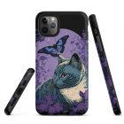 Lavender Kitten | Tough iPhone case 8 tough iphone case matte iphone 11 pro max front 63bb6b073d14e