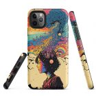 What are you thinking about? | Tough iPhone case 8 tough iphone case matte iphone 11 pro max front 63bb6f269042c