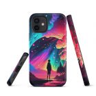 Vague Reflections | Tough iPhone case 11 tough iphone case matte iphone 12 front 63bb6fb416e0a