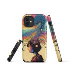 What are you thinking about? | Tough iPhone case 9 tough iphone case matte iphone 12 mini front 63bb6f26904ad