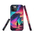 Vague Reflections | Tough iPhone case 13 tough iphone case matte iphone 12 pro front 63bb6fb416ebd