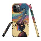 What are you thinking about? | Tough iPhone case 15 tough iphone case matte iphone 12 pro max front 63bb6f26907ee