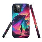 Vague Reflections | Tough iPhone case 15 tough iphone case matte iphone 12 pro max front 63bb6fb416f6c